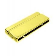 Metal magnetic clasp Ø 40x2mm Gold